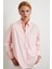 Pamuklu Klasik Gömlek Pembe 3