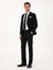 Erkek Siyah Slim Fit Mikro Desenli Mono Yaka Yün Karışımlı Takım Elbise 50311025-VR046 4