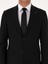 Erkek Siyah Slim Fit Mikro Desenli Mono Yaka Yün Karışımlı Takım Elbise 50311025-VR046 7