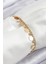 316L Çelik Sıralı Pul Model Gold Renk Kadın Bileklik - PRT3500EB08730 1
