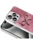 iPhone 15 Pro Max Kılıf Kamera Korumalı Figürlü Omsy Ponti Silikon Kapak - Açık Pembe 4