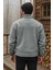 Erkek Pro Termal Iç Dış Sherpa Sonbahar Kış Tam Fermuarlı Peluş Sweatshirt 3