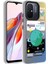 Xiaomi Redmi 12C Kılıf Desenli Omsy Dragon Sert Kapak-Gezegen 1