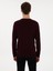 Erkek Açık Bordo Slim Fit Yün Karışımlı Bisiklet Yaka Basic Triko Kazak 50315266-VR263 5