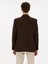 Erkek Kahverengi Slim Fit Yün Karışımlı Flanel Görünümlü Ceket 50310747-VR029 5