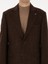 Erkek Kahverengi Slim Fit Yün Karışımlı Flanel Görünümlü Ceket 50310747-VR029 7