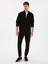 Erkek Siyah Slim Fit Pamuk Karışımlı Paçası Lastikli Eşofman Altı 50309819-VR046 1