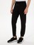 Erkek Siyah Slim Fit Pamuk Karışımlı Paçası Lastikli Eşofman Altı 50309819-VR046 2