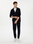 Erkek Lacivert Slim Fit Pamuk Karışımlı Paçası Lastikli Eşofman Altı 50311677-VR033 3