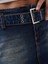 Kemer Detay Denim Mini Etek 4