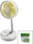 Masa Üstü Vantilatör USB Şarjıl Katlanır Fan=13.6cm - Uzayan AYAK=11-16CM 180 Derece Telefonluklu GS-275 (5047) 1