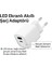 Dijital Göstergeli 30W Usb-C + Usb-A Gan Hızlı Şarj Adaptörü Seyahat Dostu, Ultra Güvenli 3