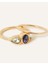 2 x Oval Gem Stackın Blue 1