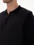 Erkek Lacivert Slim Fit Pamuk Karışımlı Fermuarlı Polo Yaka Triko Kazak 50318948-VR033 7