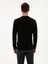Erkek Siyah Regular Fit Pamuk Karışımlı Polo Yaka Basic Triko Kazak 50318673-VR046 5