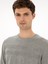 Erkek Füme Slim Fit Pamuk Karışımlı Bisiklet Yaka Triko Kazak 50318982-VR058 2