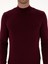 Erkek Bordo Slim Fit Pamuk Karışımlı Yarım Balıkçı Yaka Triko Kazak 50318677-VR014 6