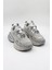 Kristebell Ithal Özel Seri Kadın Taşlı Sneaker Ayakkabı KB1030 - Gri - 36 4