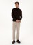 Erkek Bej Slim Fit Pamuk Karışımlı Armürlü Kanvas Pantolon 50311720-VR011 6