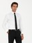 Erkek Beyaz Slim Fit Uzun Kollu Gömlek 50282349-VR013 3