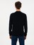 Erkek Lacivert Slim Fit Yün Karışımlı Çeyrek Balıkçı Basic Triko Kazak 50315295-VR033 5