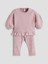Baby Pembe Kurdele Detaylı Kız Bebek Kazak ve Tayt 2'li Takım 2