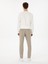 Erkek Bej Slim Fit Yün Karışımlı Kanvas Pantolon 50308721-VR011 5