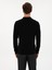 Erkek Siyah Slim Fit Yün Karışımlı Polo Yaka Triko Kazak 50311890-VR046 5