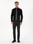 Erkek Siyah Slim Fit Pamuk Karışımlı Gömlek 50314589-VR046 4