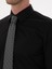 Erkek Siyah Slim Fit Pamuk Karışımlı Gömlek 50314589-VR046 7