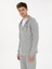 Erkek Gri Melanj Regular Fit Pamuk Karışımlı Tam Fermuarlı Sweatshirt 50309803-VR086 3
