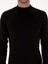 Erkek Siyah Slim Fit Pamuk Karışımlı Çeyrek Balıkçı Yaka Basic Triko Kazak 50318704-VR046 6