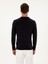 Erkek Lacivert Regular Fit Pamuk Karışımlı Polo Yaka Basic Triko Kazak 50318673-VR033 5
