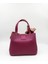 Marka Ithal Fular Detaylı Klasik Bayan Çanta KB012 Mor 2
