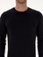 Erkek Lacivert Slim Fit Pamuk Karışımlı Bisiklet Yaka Basic Triko Kazak 50318620-VR033 6