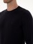 Erkek Lacivert Slim Fit Pamuk Karışımlı Bisiklet Yaka Basic Triko Kazak 50318620-VR033 7