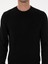 Erkek Siyah Slim Fit Yün Karışımlı Bisiklet Yaka Triko Kazak 50311876-VR046 6