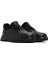Erkek Siyah Bağcıklı Kalın Tabanlı Deri Casual Sneaker 25WFD677714 3