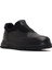 Erkek Siyah Bağcıklı Kalın Tabanlı Deri Casual Sneaker 25WFD677714 6