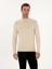Erkek Bej Slim Fit Pamuk Karışımlı Çeyrek Balıkçı Yaka Basic Triko Kazak 50318704-VR011 3
