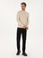 Erkek Bej Slim Fit Pamuk Karışımlı Çeyrek Balıkçı Yaka Basic Triko Kazak 50318704-VR011 4