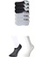 Siyah ve Beyaz Erkek Görünmez Çorap 6 Çift 1