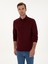 Erkek Bordo Regular Fit %100 Pamuk 3 İplik Polo Yaka Sweatshirt 50318960-VR014 1