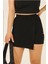Şort Etek Siyah Kapaklı 3