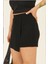 Şort Etek Siyah Kapaklı 4