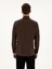 Erkek Koyu Kahverengi Slim Fit Pamuk Karışımlı Yakası Düğmeli Flanel Gömlek 50318243-VR084 5