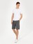 Erkek Gri Melanj Comfort Fit Örme Şort 50251962-VR109 1