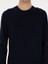 Erkek Lacivert Slim Fit Bisiklet Yaka Triko Kazak 50316331-VR033 6