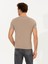Erkek Vizon Bisiklet Yaka Slim Fit Basic T-Shirt 50263987-VR052 5