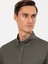 Erkek Koyu Haki Slim Fit Uzun Kollu Gömlek 50250841-VR111 2